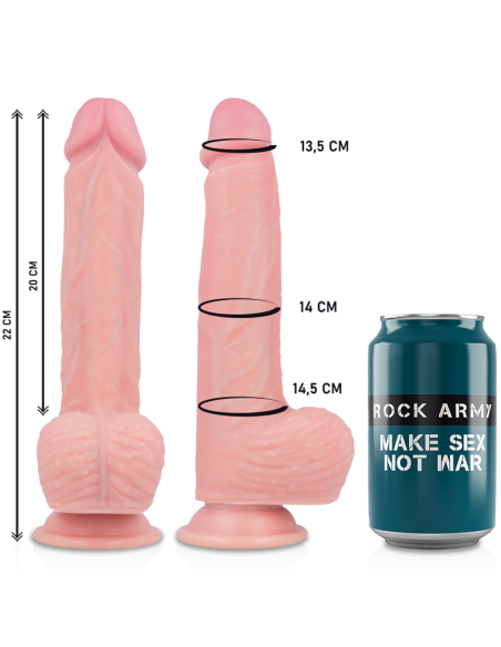 ROCKARMY ARNeS LIQUID SILICONE VIBRADOR CONTROL REMOTO PREMIUM APACHE 22CM