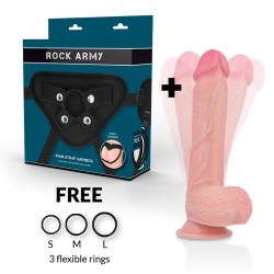 ROCKARMY ARNES HAWK ROTADOR Y VIBRADOR 22 CM 2
