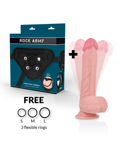 ROCKARMY ARNES HAWK ROTADOR Y VIBRADOR 22 CM