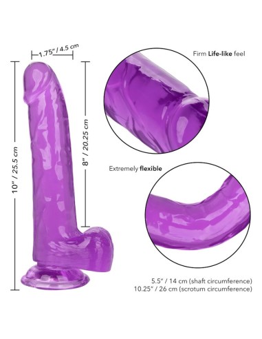 CALEX SIZE QUEEN DILDO LILA 203 CM