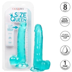 CALEX SIZE QUEEN DILDO AZUL 203 CM 2
