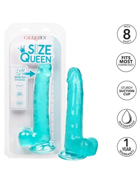 CALEX SIZE QUEEN DILDO AZUL 203 CM