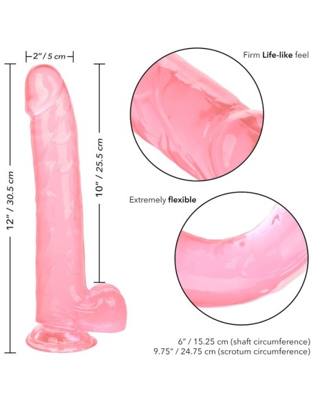 CALEX SIZE QUEEN DILDO ROSA 255 CM