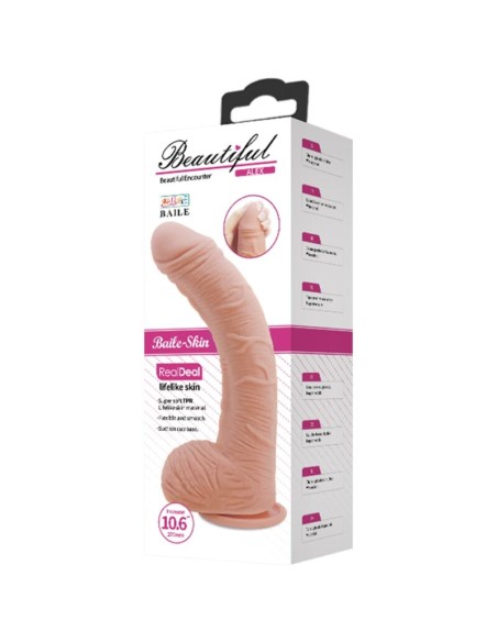 BEAUTIFUL ENCOUNTER ALEX LIFELIKE SKIN DILDO 27 CM