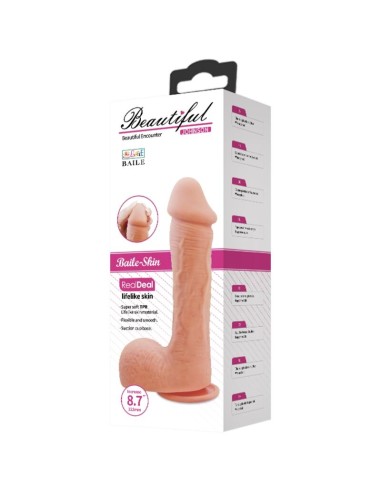 BEAUTIFUL ENCOUNTER JOHNSON LIFELIKE SKIN DILDO 27 CM
