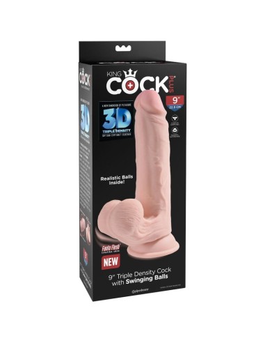 KING COCK PLUS 3D COCK SWINGING BALLS 203 CM