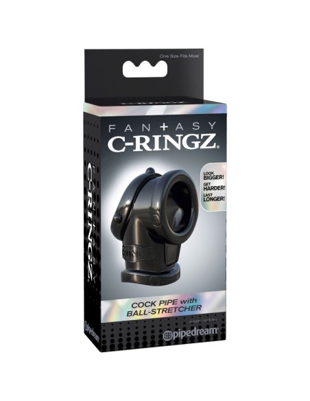 FANTASY C RINGZ COCK PIPE WITH BALL STRECH