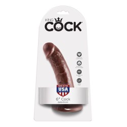 KING COCK 6 PENE MARRON 152 CM 2