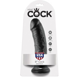 KING COCK 8 PENE NEGRO 203 CM 2
