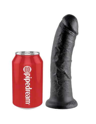 KING COCK 8 PENE NEGRO 203 CM