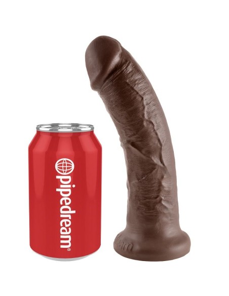 KING COCK 8 PENE MARRON 203 CM