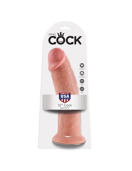 KING COCK 10 PENE NATURAL 254 CM