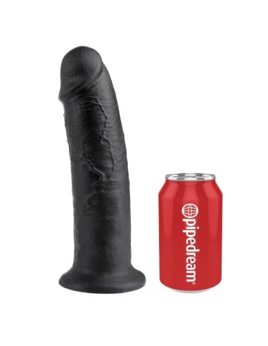 KING COCK 10 PENE NEGRO 254 CM