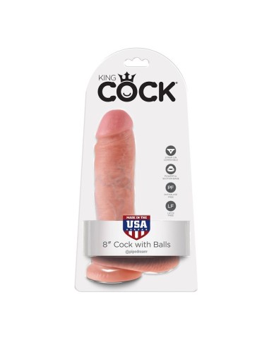 KING COCK 8 PENE REALISTICO NATURAL 203CM