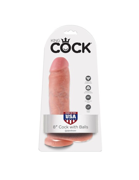 KING COCK 8 PENE REALISTICO NATURAL 203CM