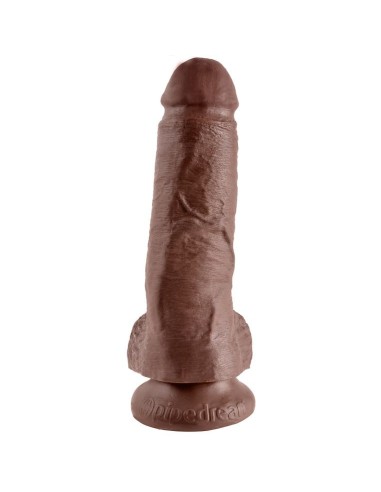 KING COCK 8 PENE REALISTICO MARRON 203CM