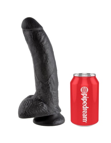 KING COCK 9 PENE REALISTICO NEGRO 229CM