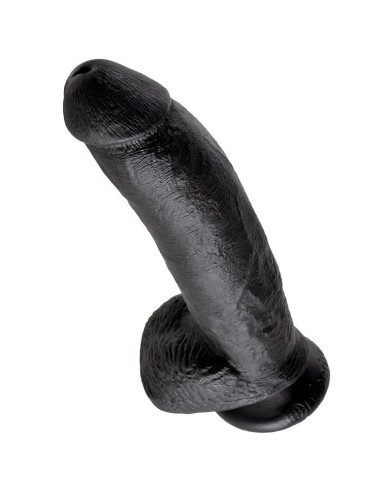 KING COCK 9 PENE REALISTICO NEGRO 229CM