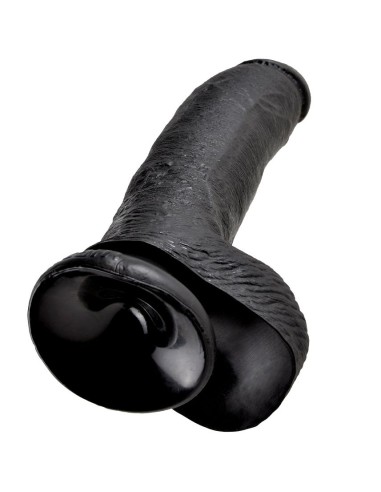 KING COCK 9 PENE REALISTICO NEGRO 229CM