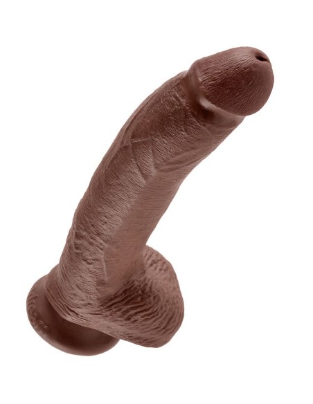 KING COCK 9 PENE REALISTICO MARRON 229CM