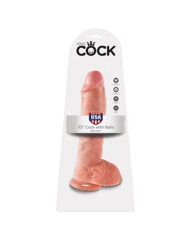 KING COCK 10 PENE REALISTICO NATURAL 265 CM