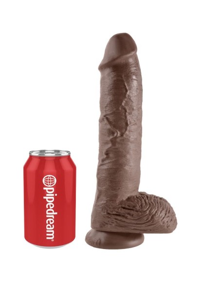 KING COCK 10 PENE REALISTICO MARRON 265 CM