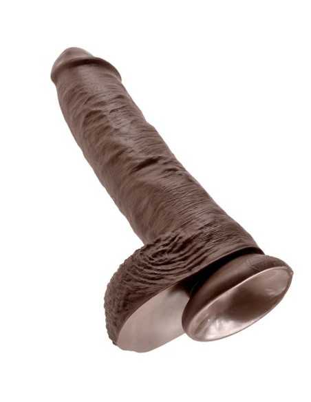 KING COCK 10 PENE REALISTICO MARRON 265 CM