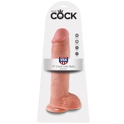 KING COCK 11 PENE REALISTICO NATURAL 28 CM 2