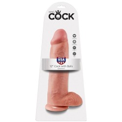 KING COCK 12 PENE REALISTICO NATURAL 3048 CM 2