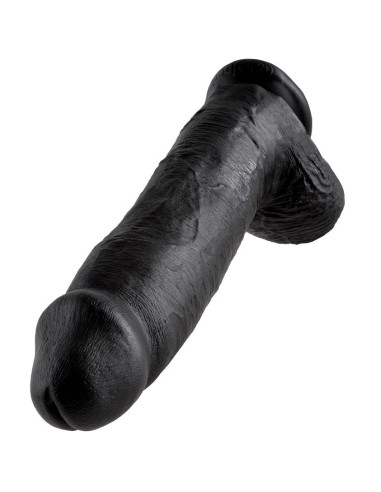 KING COCK 12 PENE REALISTICO NEGRO 3048 CM