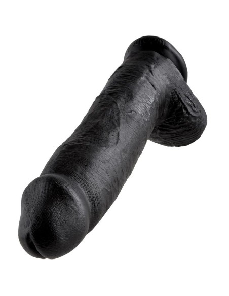 KING COCK 12 PENE REALISTICO NEGRO 3048 CM