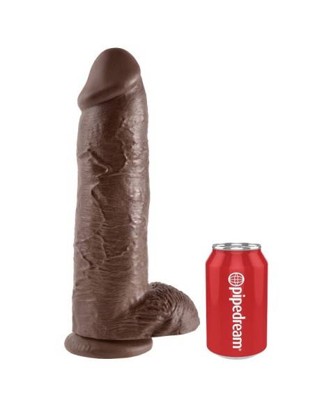 KING COCK 12 PENE REALISTICO MARRON 3048 CM
