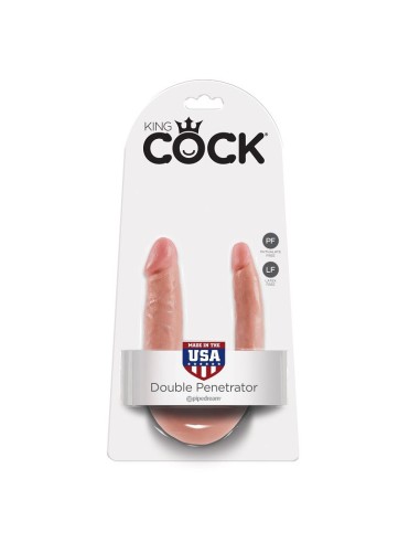 KING COCK DILDO DOBLE PENETRACIoN 127CM NATURAL