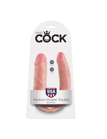 KING COCK DILDO DOBLE PENETRACIoN 139 CM NATURAL