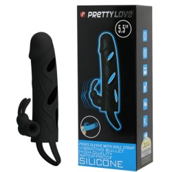 PRETTY LOVE FUNDA SILICONA CON VIBRACION 14 CM 2