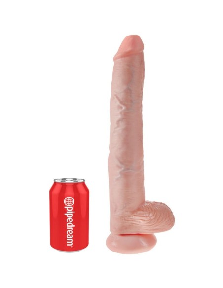 KING COCK PENE CON TESTICULOS 356 CM COLOR NATURAL