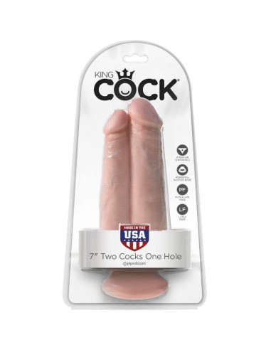 KING COCK DOBLE PENETRACION 203 CM