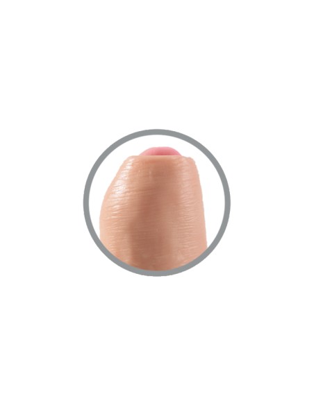 KING COCK DILDO REALISTICO UNCUT NATURAL 17 CM