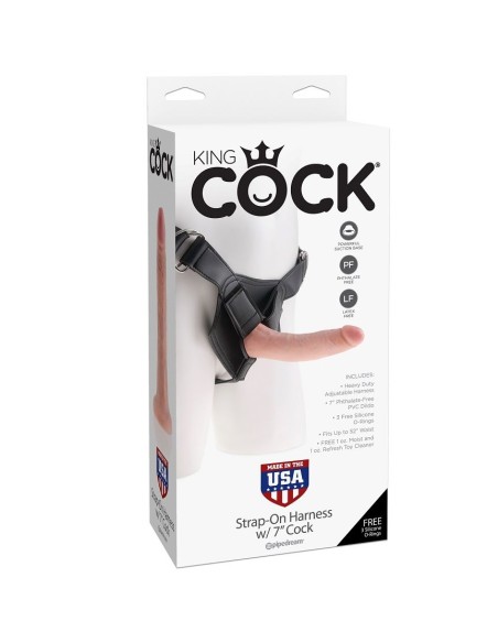 KING COCK HARNESS CON PENE REALISTICO 178CM