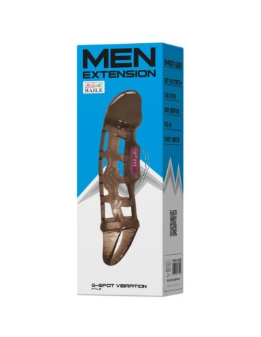 BAILE FUNDA EXTENSORA PENE CON VIBRACION Y STRAP 135 CM