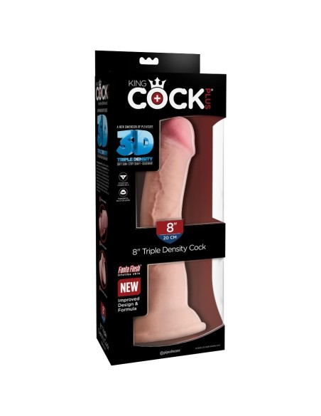 KINGCOCK DILDO TRIPLE DENSIDAD 216 CM