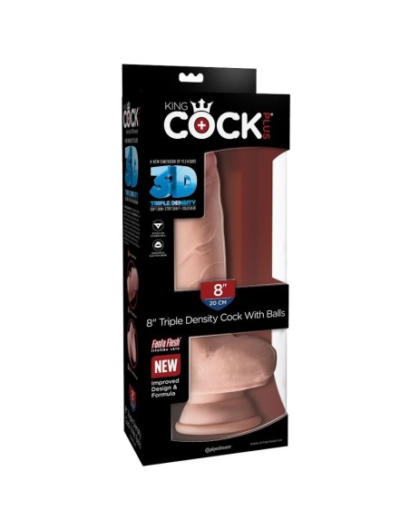 KINGCOCK DILDO TRIPLE DENSIDAD 184 CM