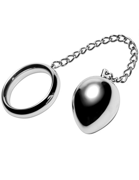 METALHARD COCK RING 40MM CADENA CON BOLA METAL