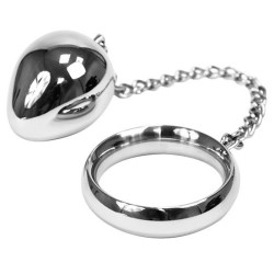 METALHARD COCK RING 45MM CADENA CON BOLA METAL 2