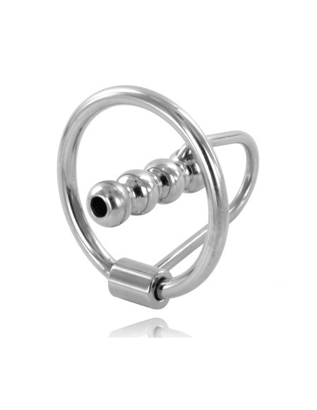 METALHARD ANILLO GLANDE CON PLUG URETRAL 30MM
