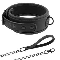 FETISH SUBMISSIVE COLLAR CON CADENA CON FORRO DE NOPRENO 2