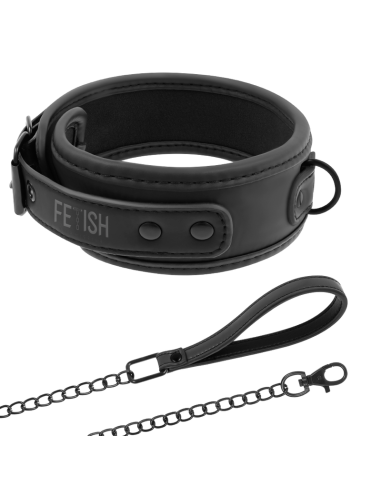 FETISH SUBMISSIVE COLLAR CON CADENA
