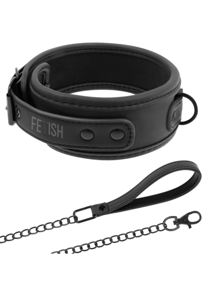 FETISH SUBMISSIVE COLLAR CON CADENA