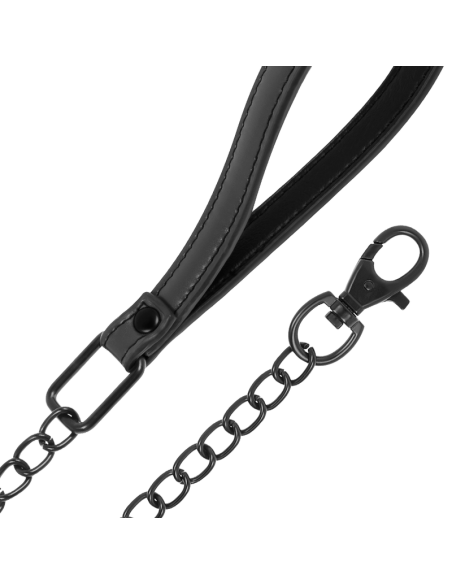 FETISH SUBMISSIVE COLLAR CON CADENA