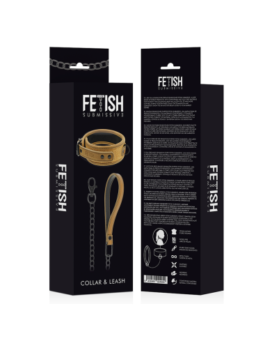 FETISH SUBMISSIVE ORIGEN COLLAR CON CADENA
